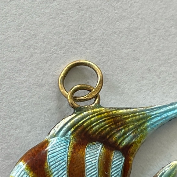 Vintage Enamel Fish Charm - Pendant - Picture 5 of 9